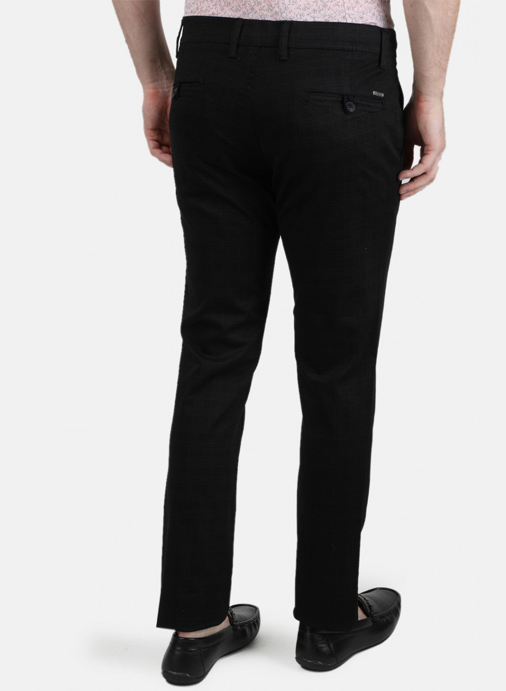 Mens Navy Blue Slim Fit Trouser