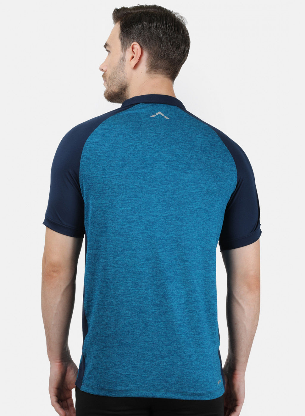 Mens Blue Plain T-Shirt