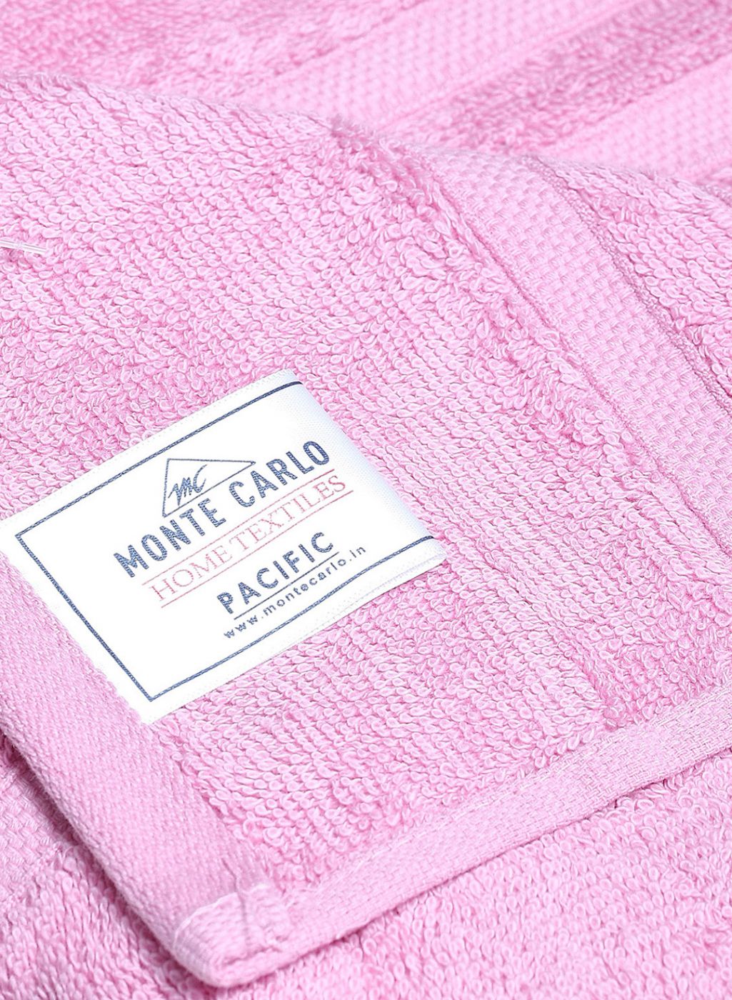 Pink Cotton 525 GSM Bath Towel