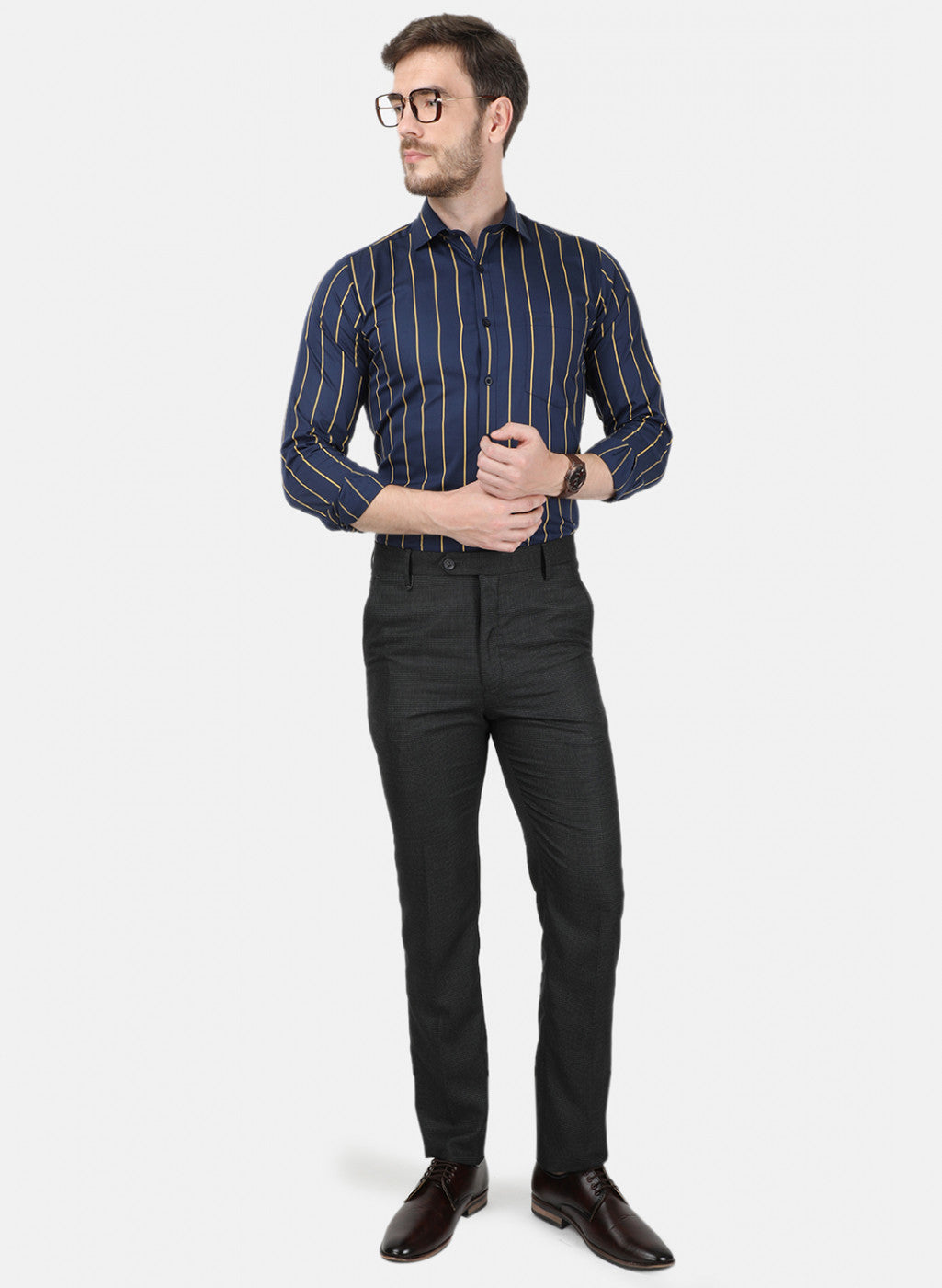 Mens Black Smart Trouser