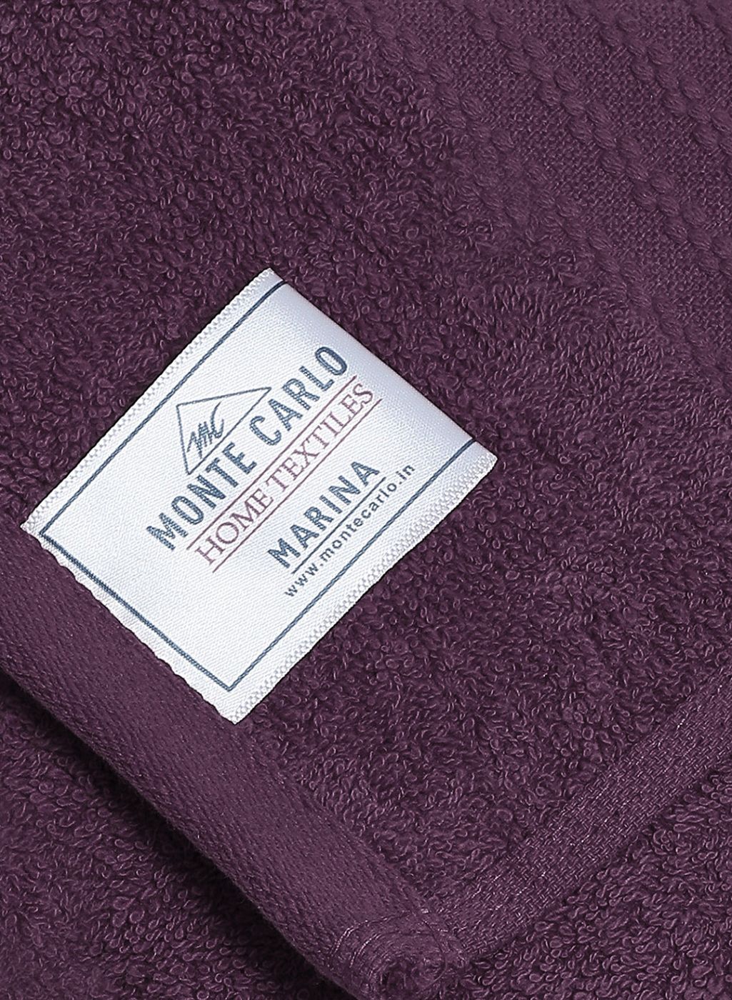 Purple Cotton 400 GSM Bath Towel