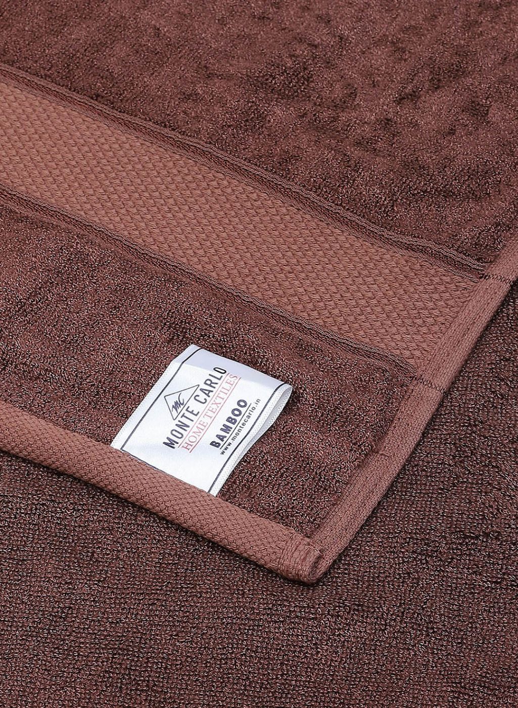 Brown Cotton 600 GSM Bath Towel