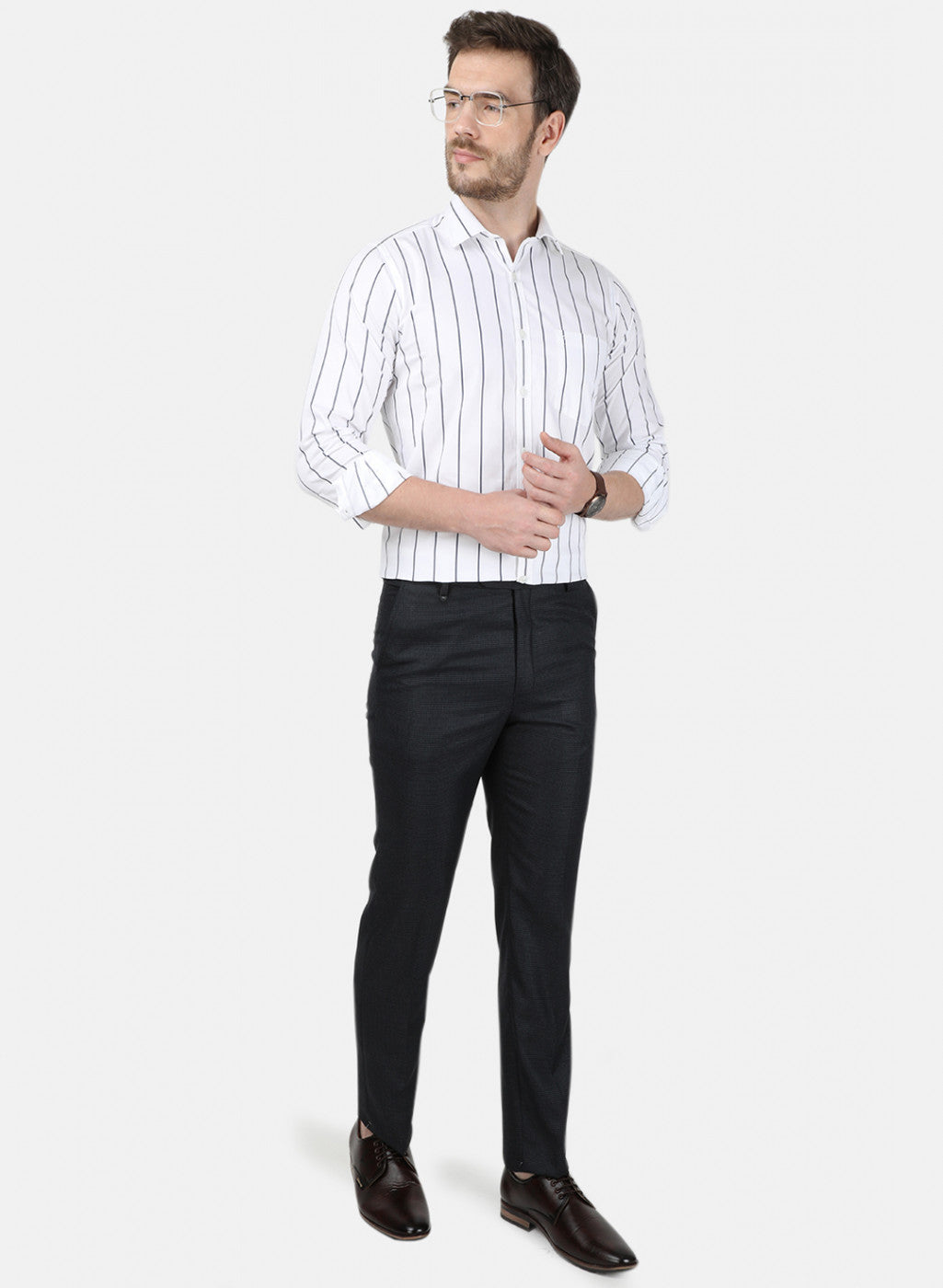 Mens Black Smart Trouser