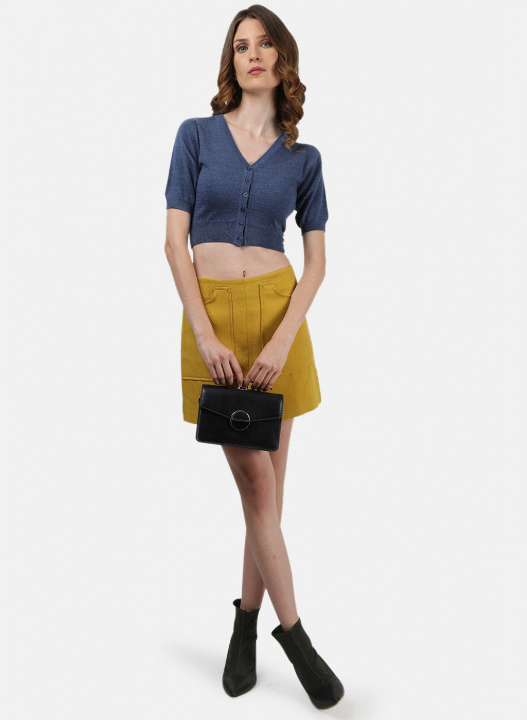 Women Blue Solid Blouse