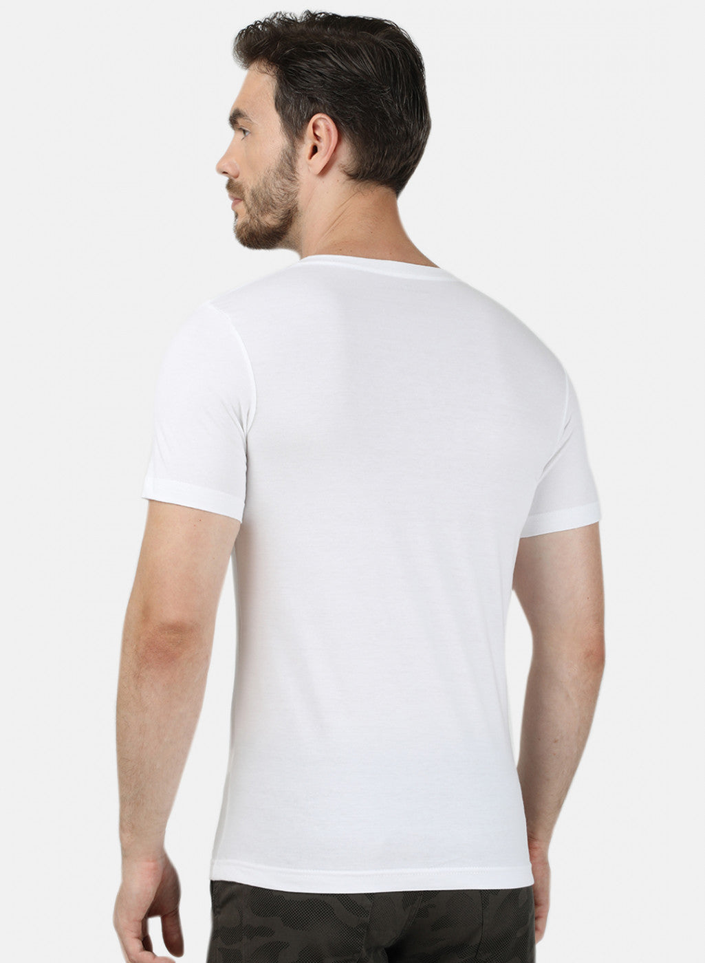 Mens Multi Color Plain T-Shirt