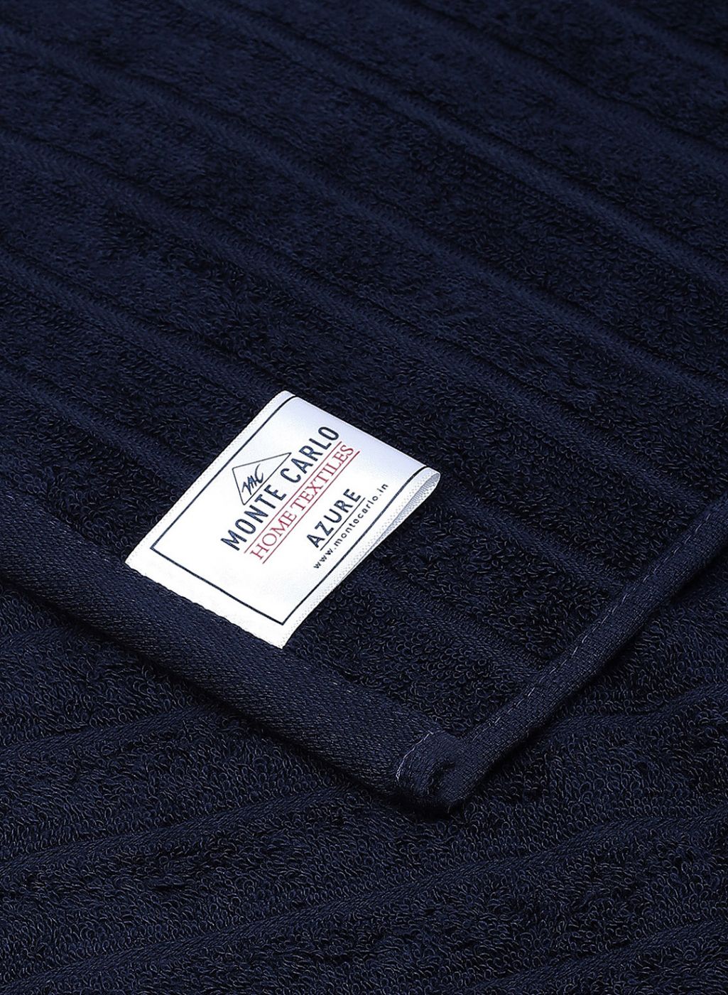 NAvy Blue Cotton 525 GSM Towel Set Pack of 2 (1 Bath & 1 Hand Towel)