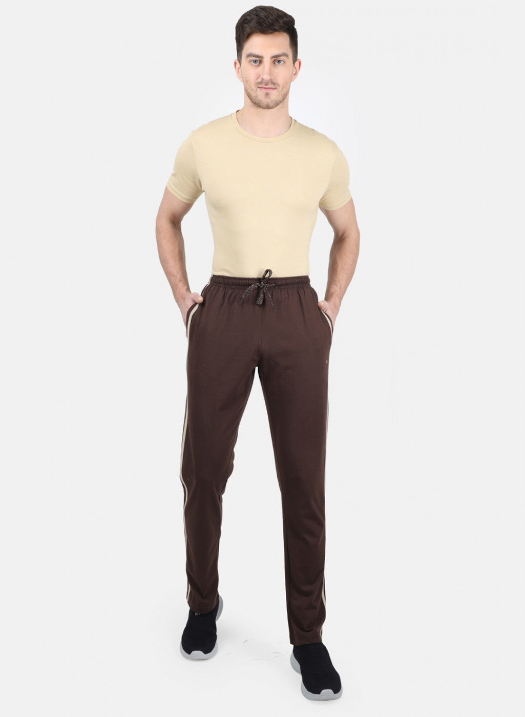 Mens Brown Plain Lower