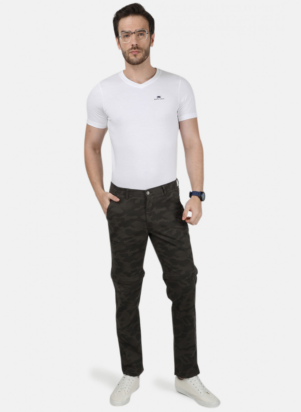 Mens Grey Slim Trouser