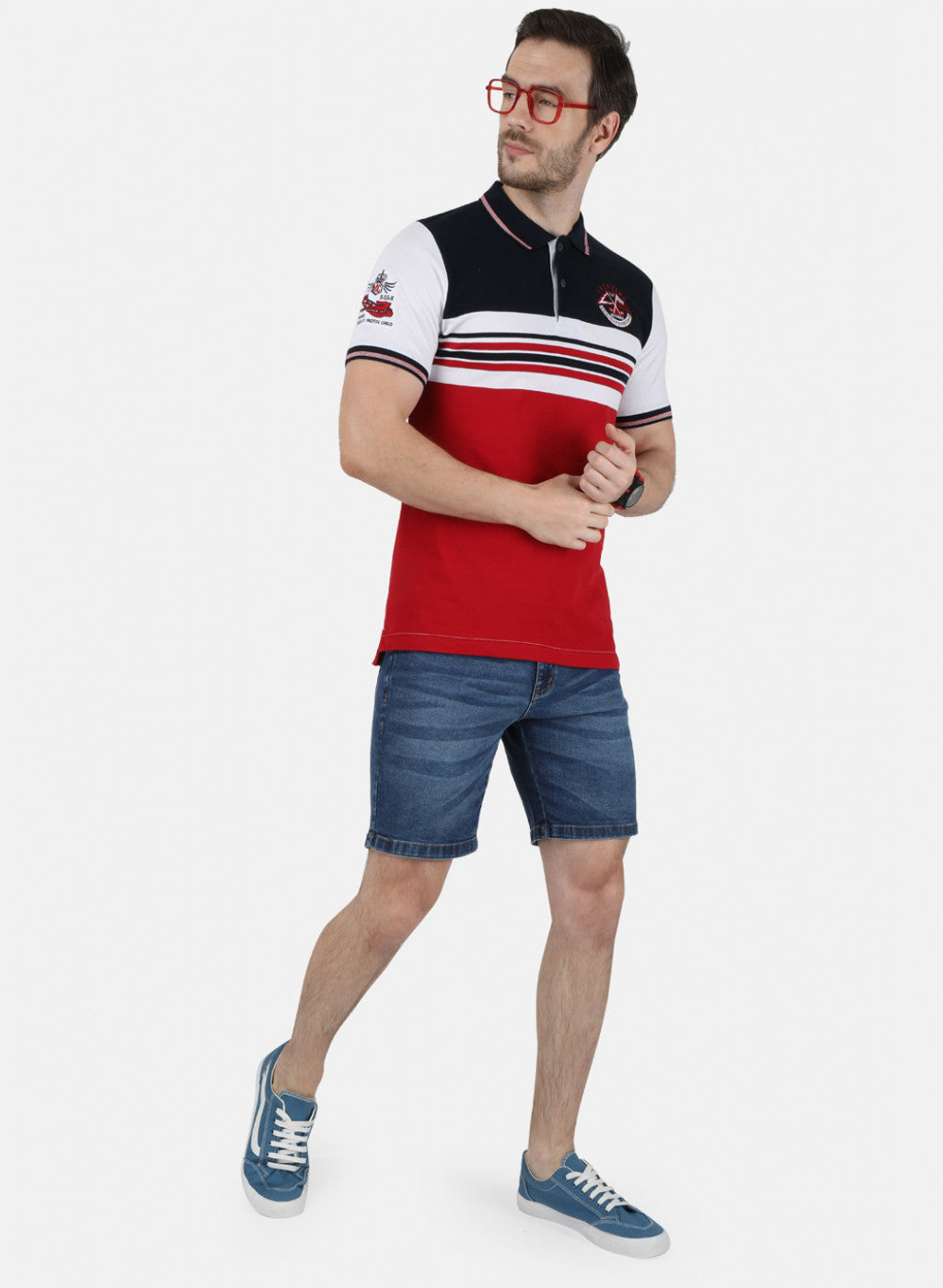 Mens Red Stripe T-Shirt