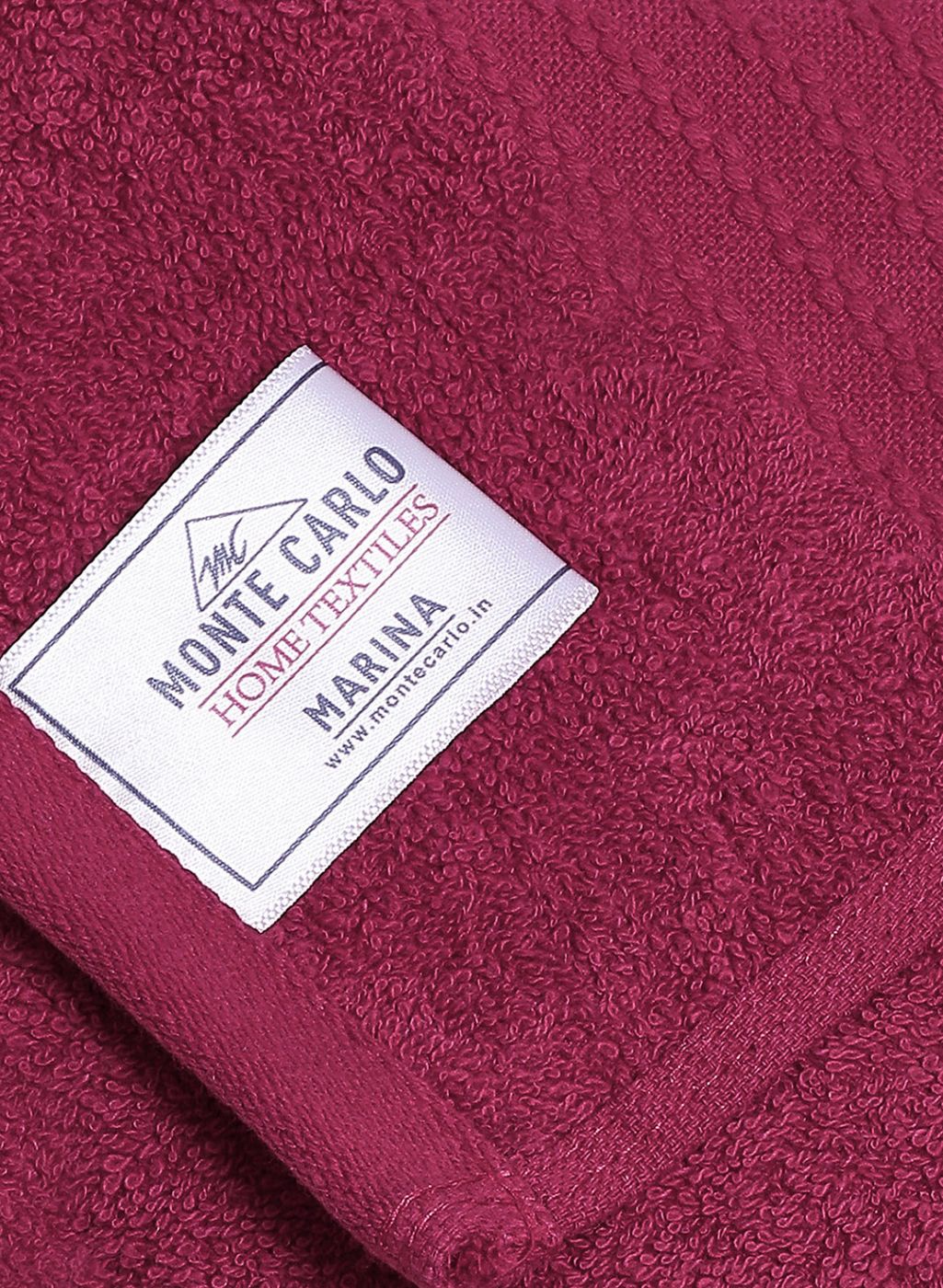 Dark Pink Cotton 400 GSM Bath Towel