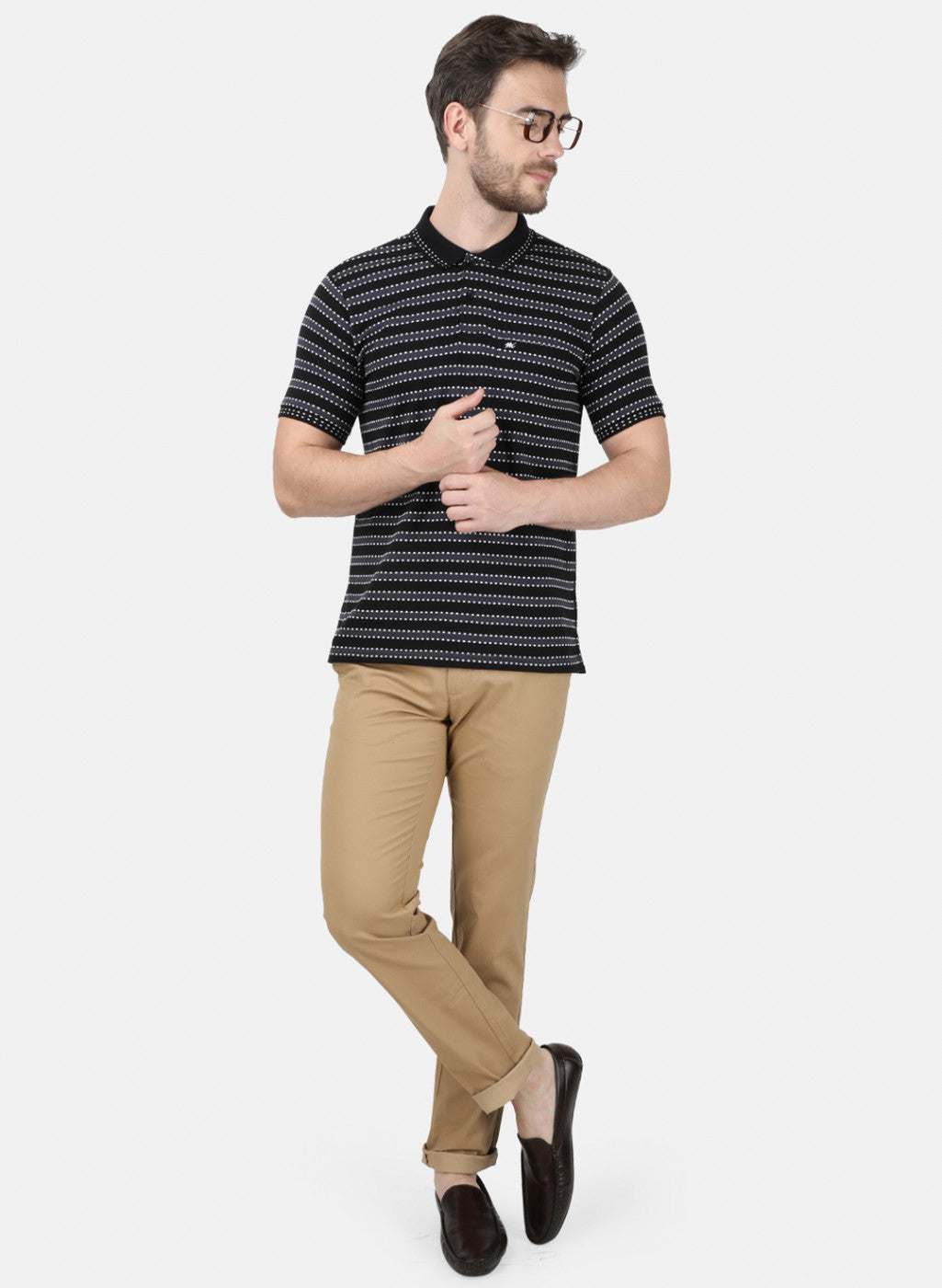 Mens Black Stripe T-Shirt