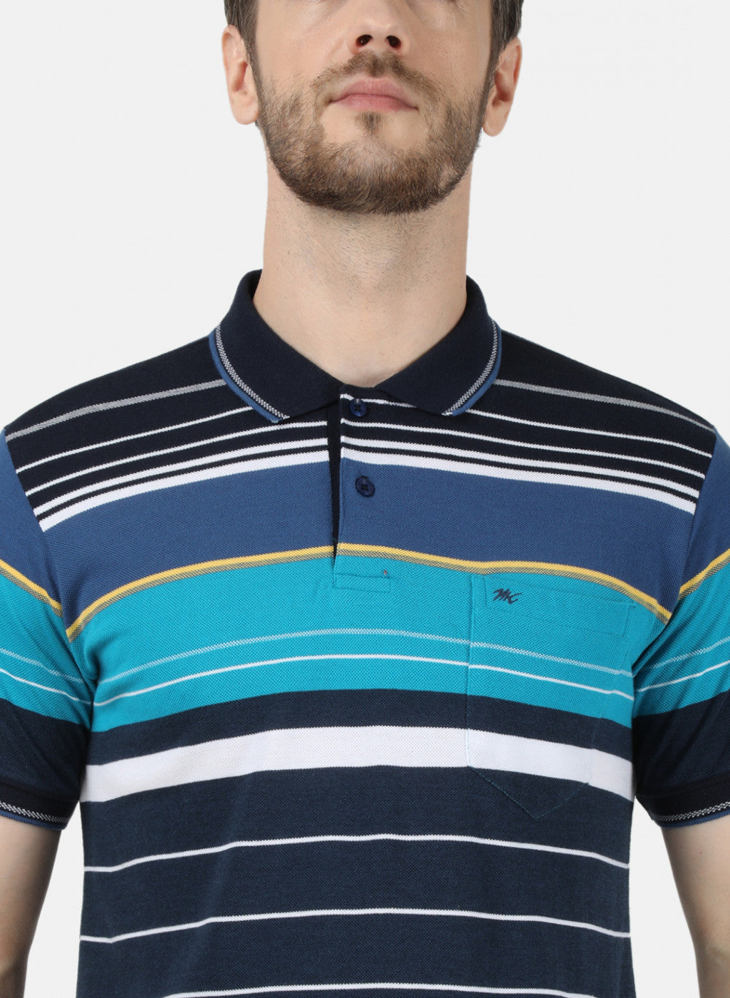 Mens Multicolor Stripe T-Shirt