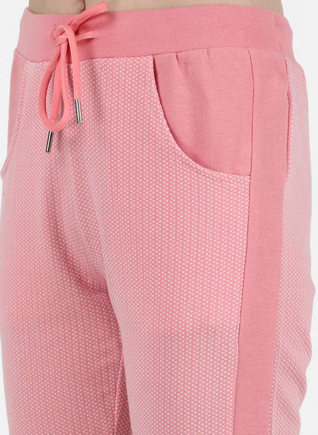 Womens Pink Jaquard Lower