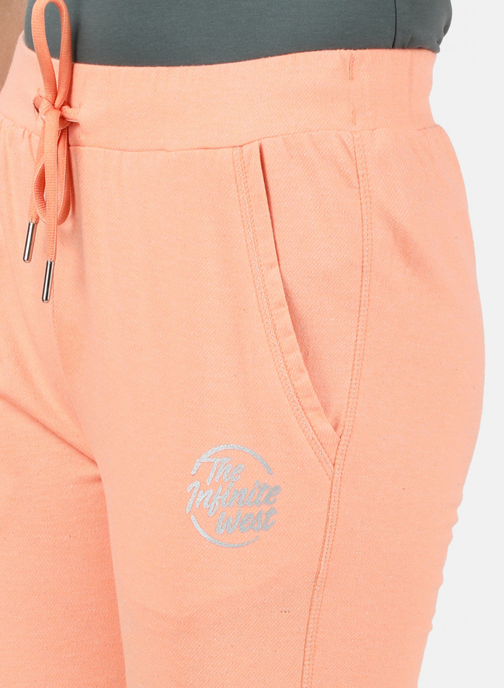 Womens Orange Plain Lower