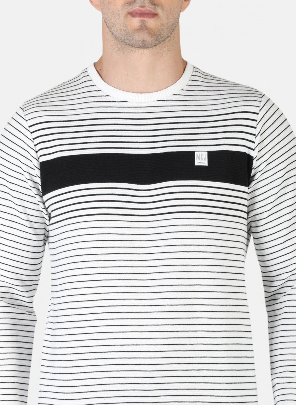 Men Off White Printed T-Shirt