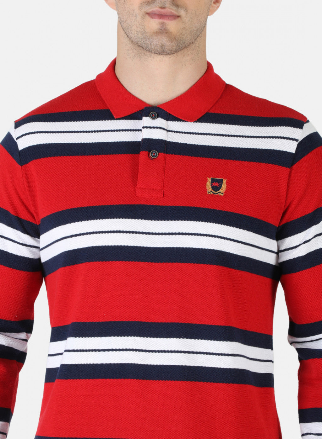 Men Red Stripe T-Shirt