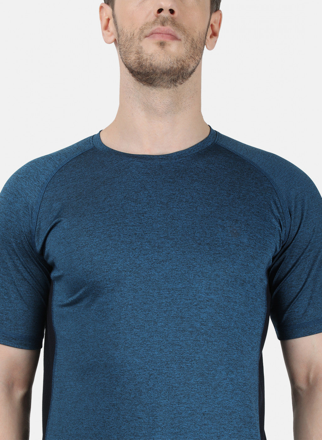 Mens Blue Printed T-Shirt