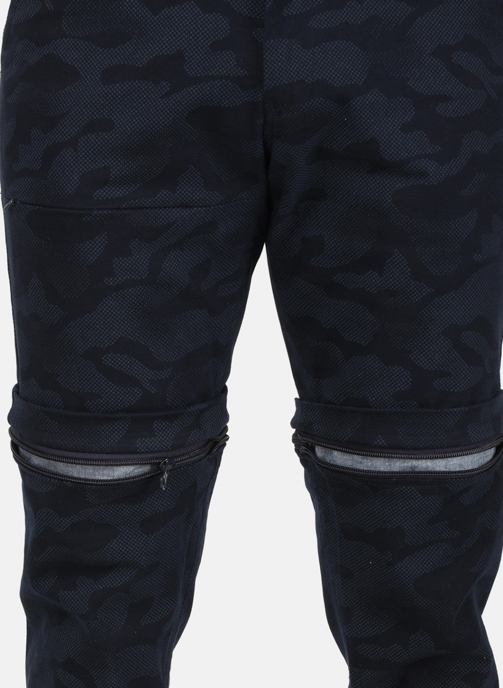 Mens Navy Blue Slim Trouser