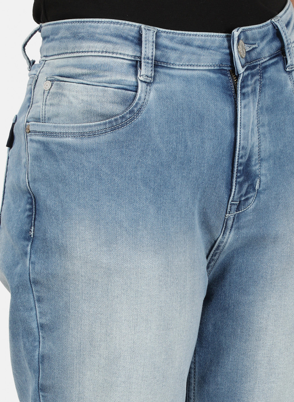 Womens Blue Regular Denim