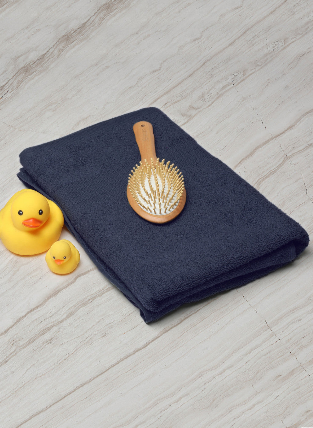 Navy Blue Cotton 400 GSM Bath Towel