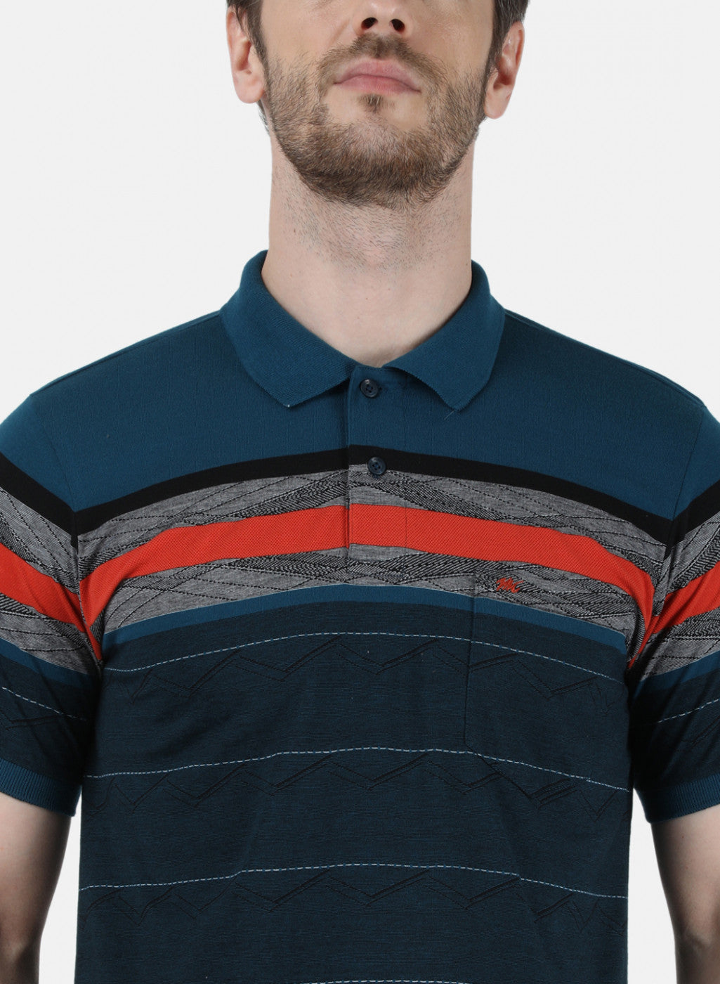 Mens Blue Stripe T-Shirt