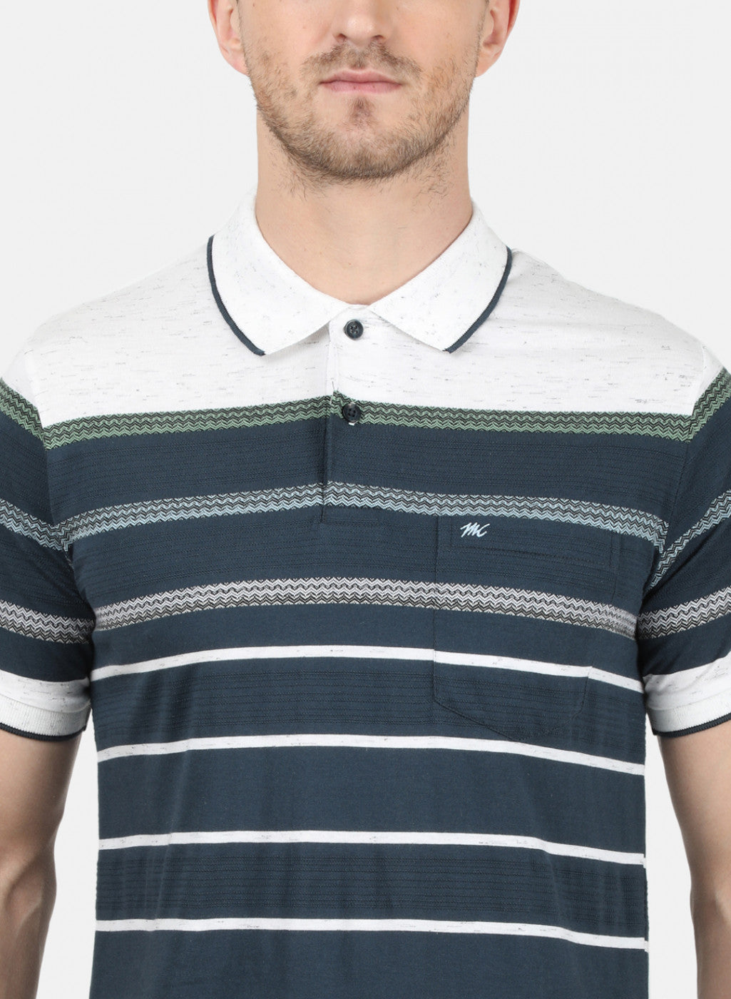 Mens Blue Stripe T-Shirt