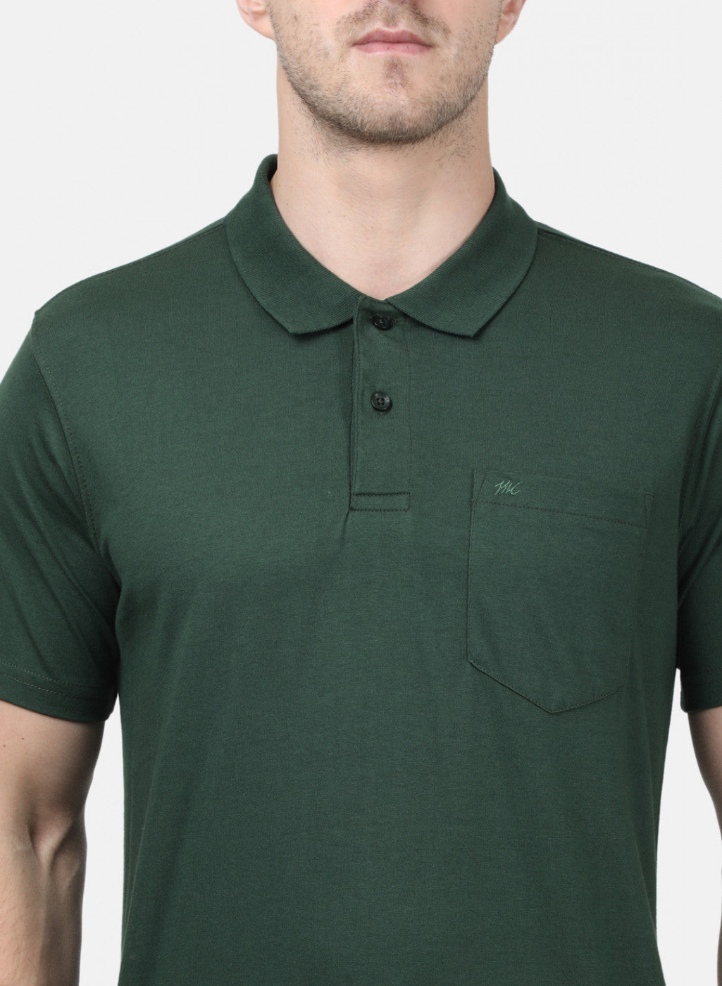 Mens Olive Plain T-Shirts