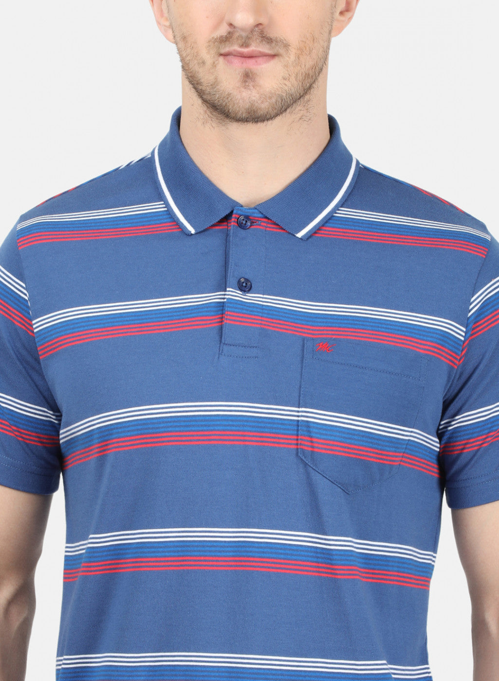 Mens Blue Stripe T-Shirt