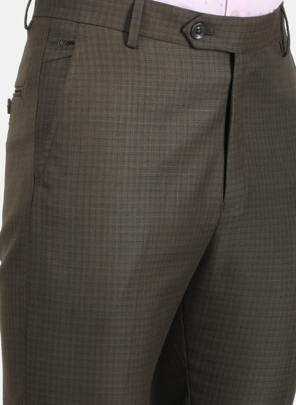 Mens Brown Smart Trouser