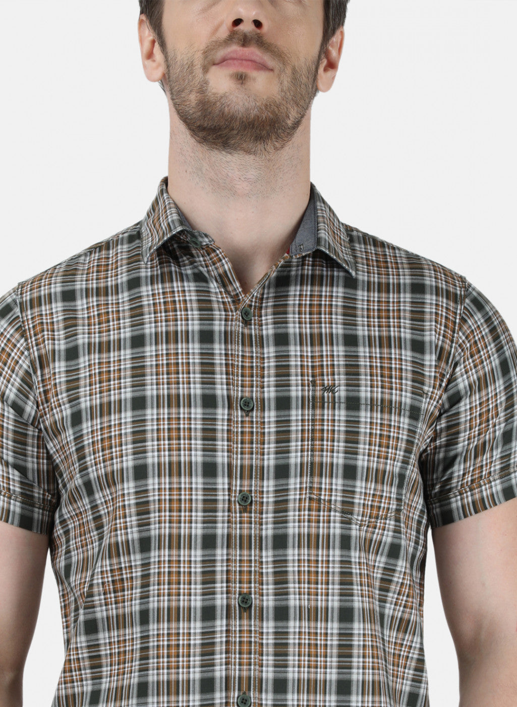 Mens Green Check Shirt