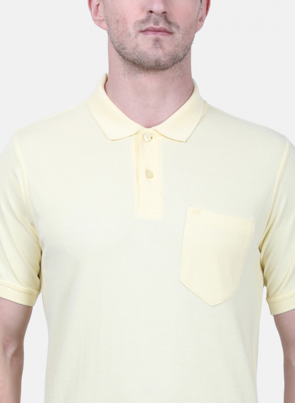 Mens Yellow Plain T-Shirts