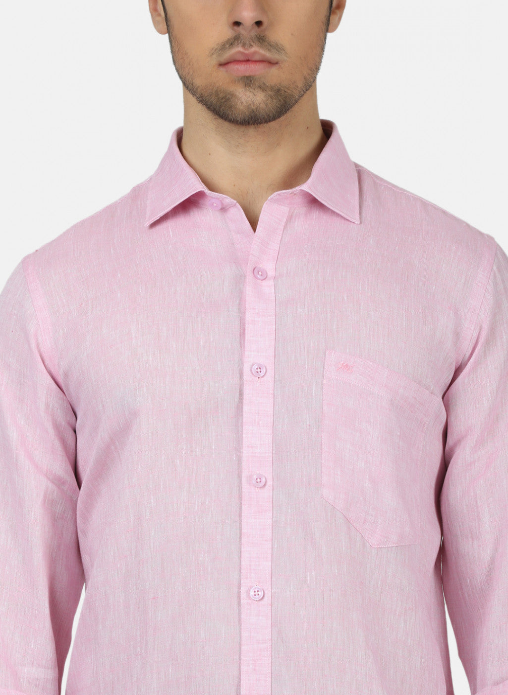 Men Pink Solid Shirts