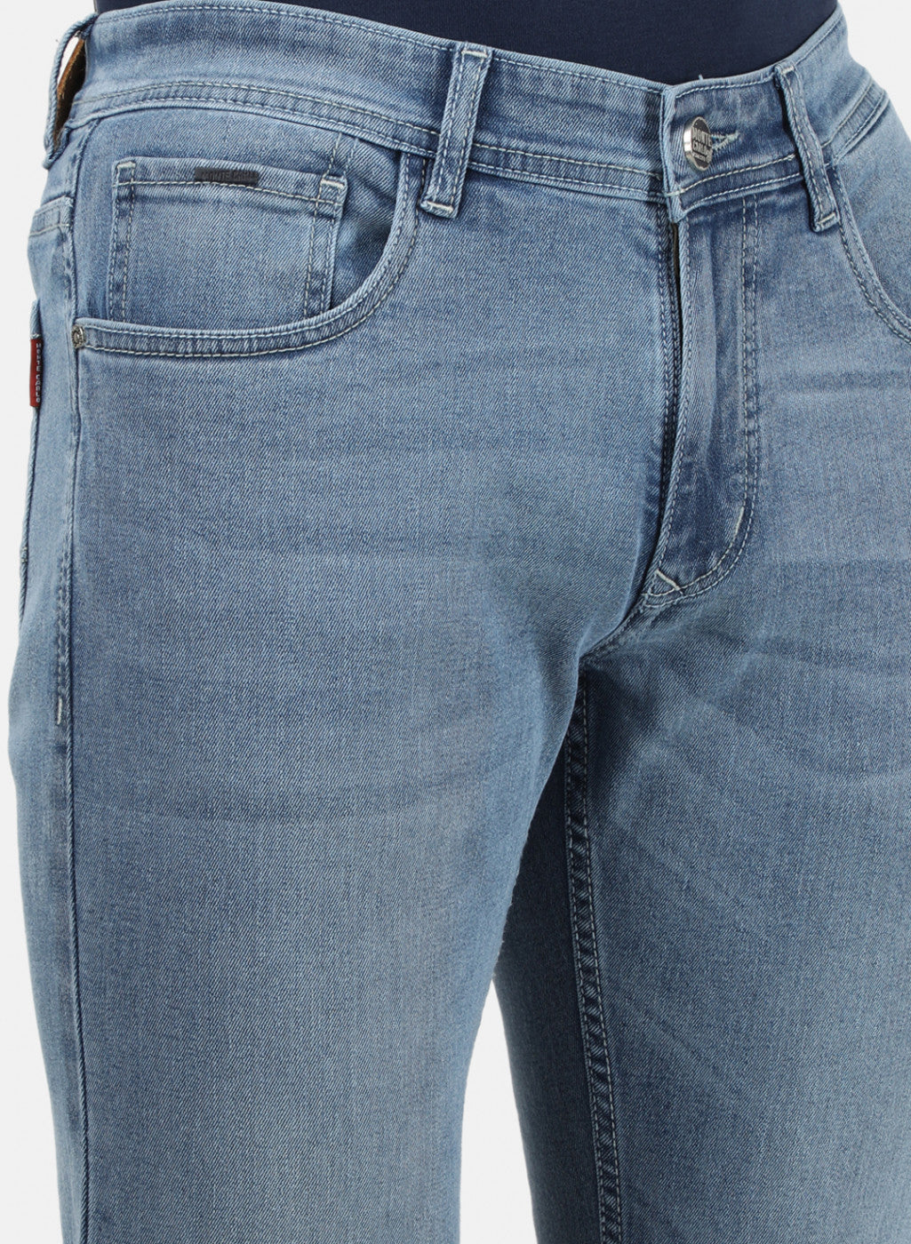 Mens Blue Narrow Denim