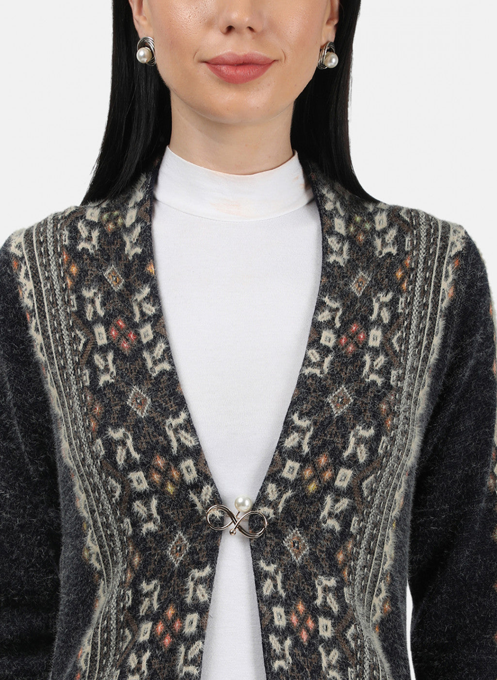 Women Multicolor Solid Cardigan