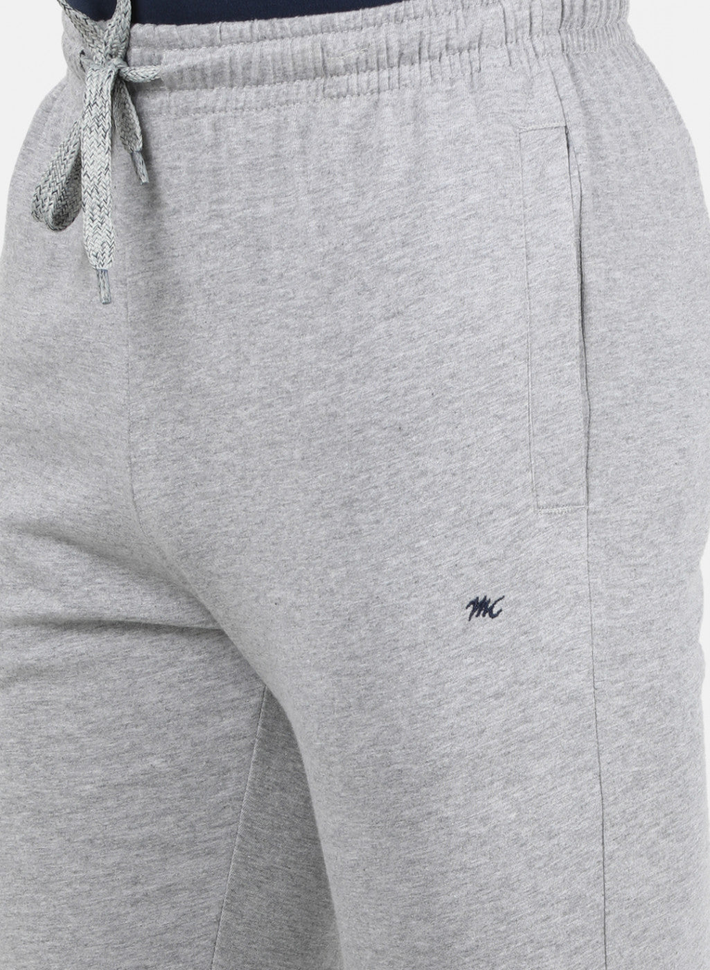 Mens Grey Plain Lower