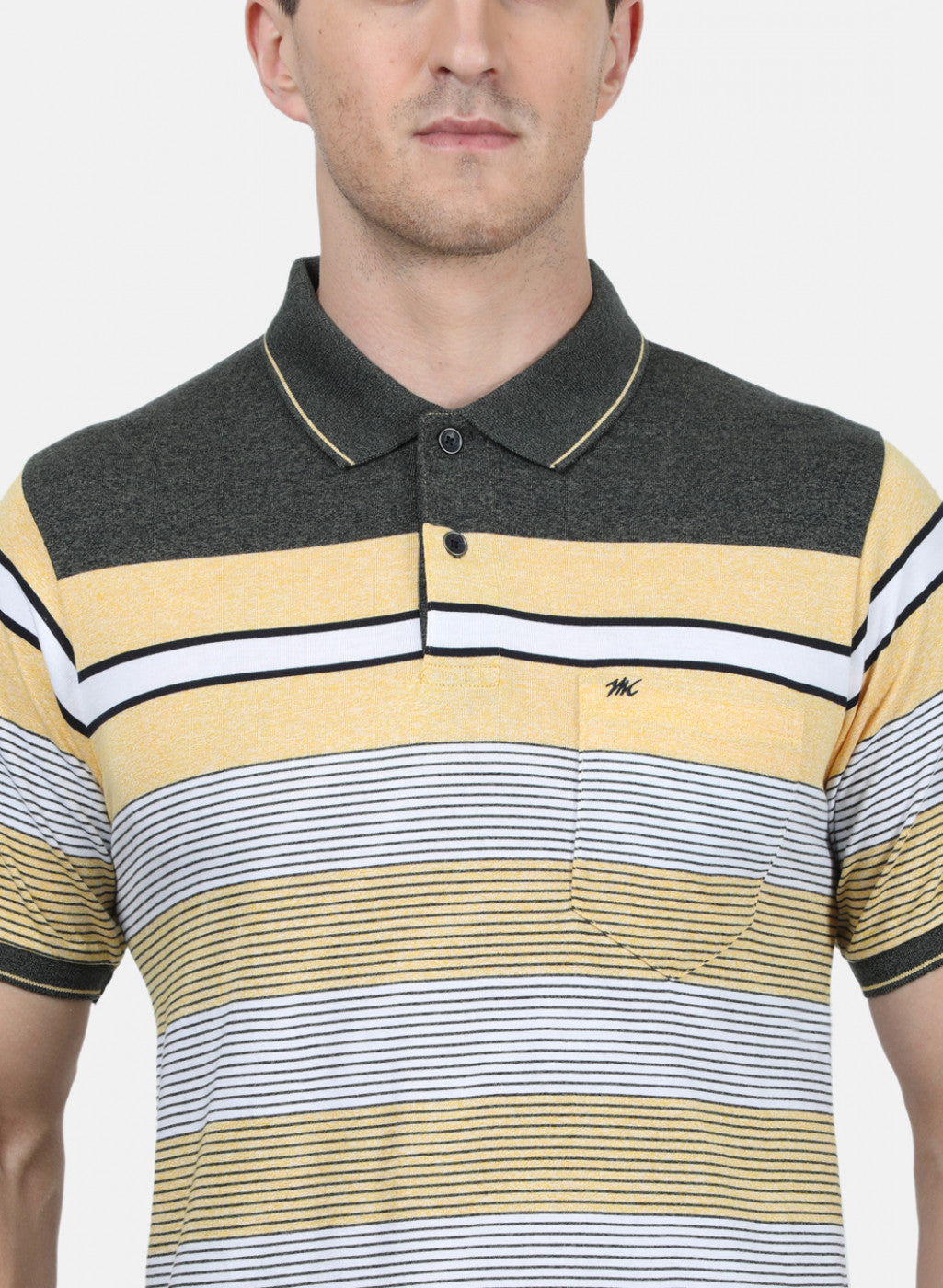 Mens Yellow Stripe T-Shirt