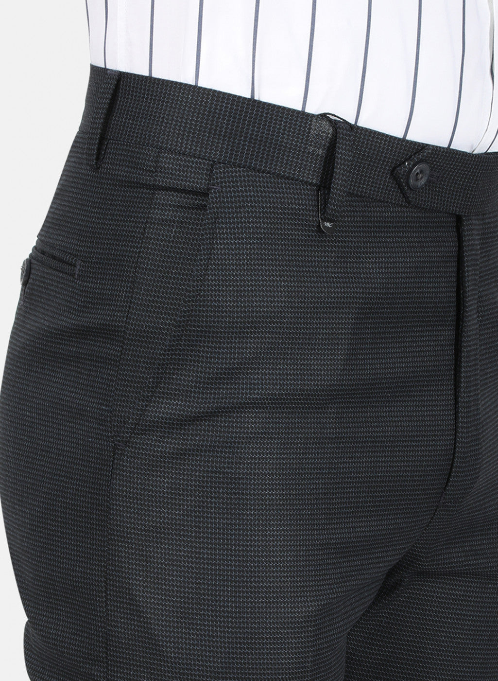 Mens Black Smart Trouser