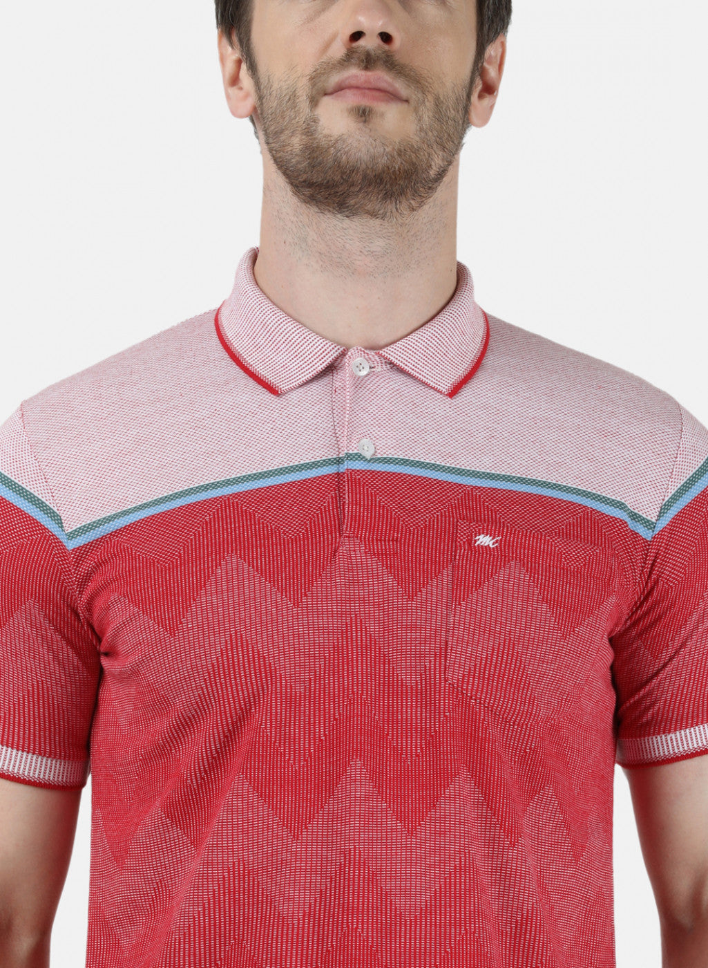 Mens Red Stripe T-Shirt