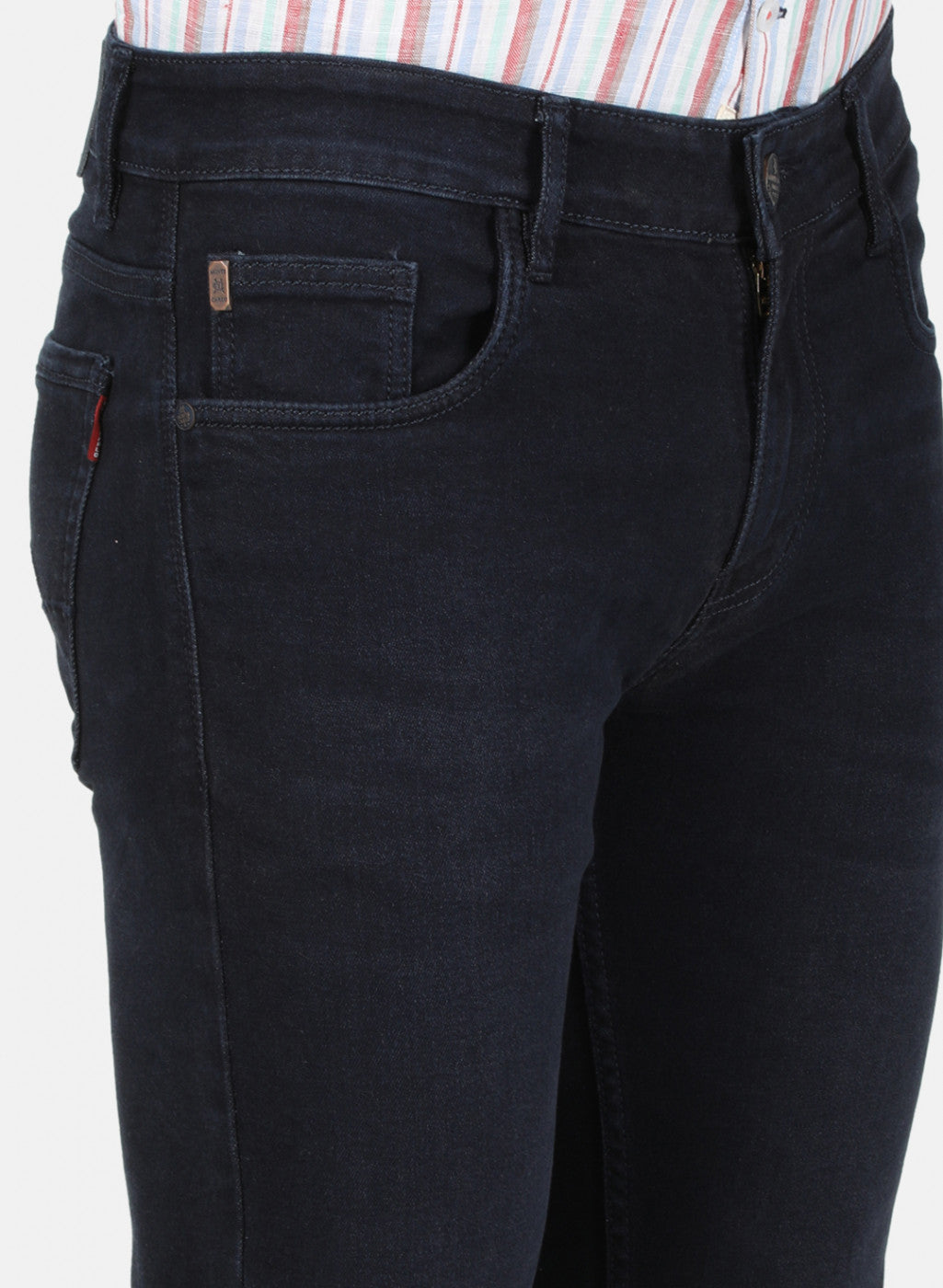 Mens Blue Narrow Denim