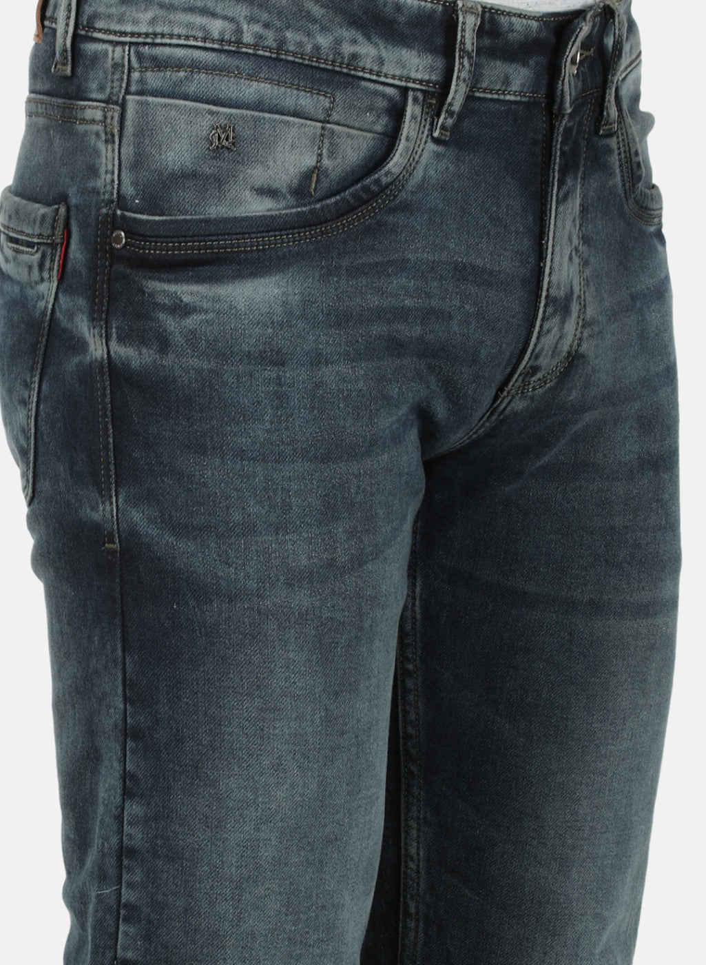 Mens Blue Narrow Denim