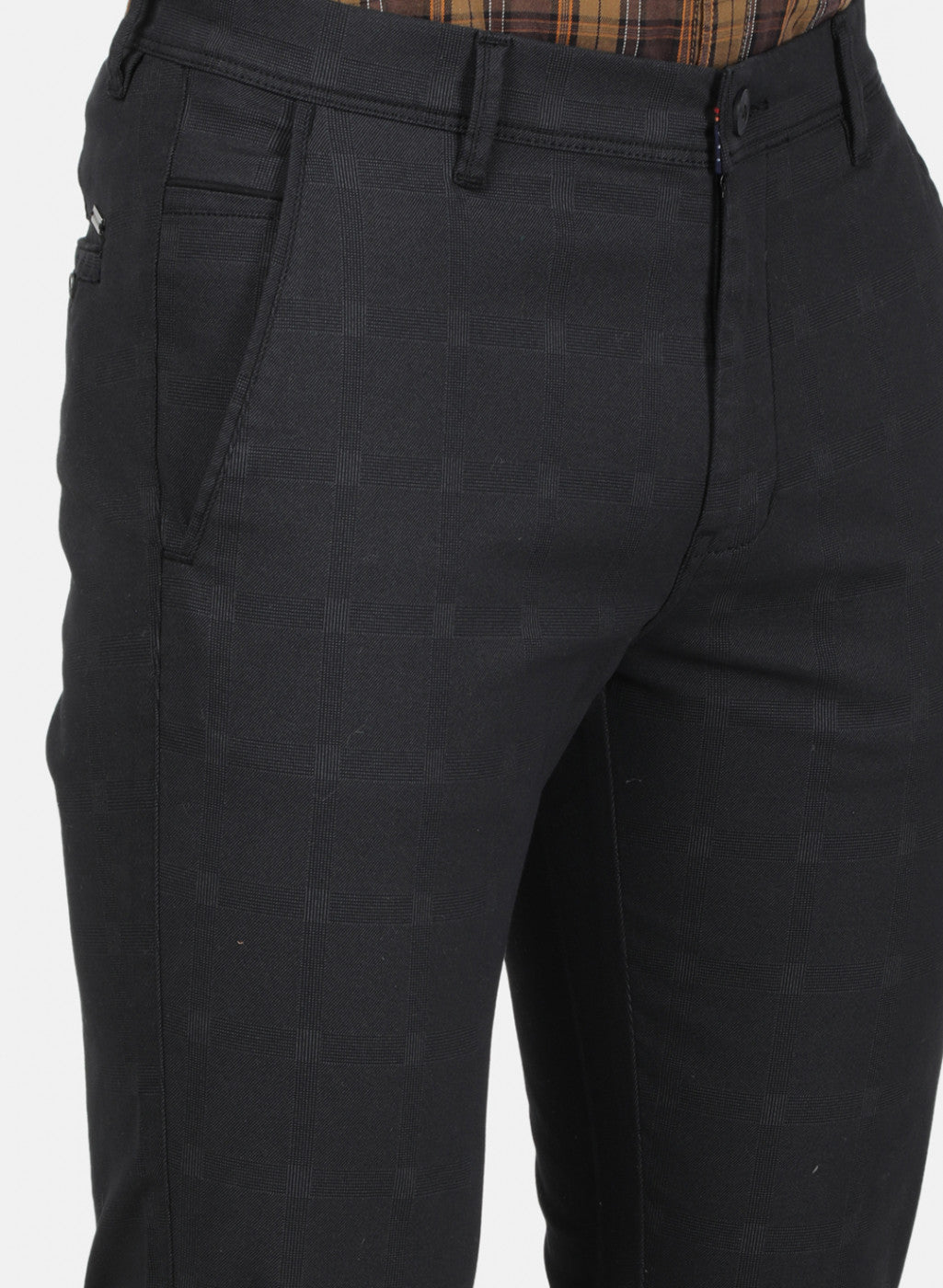 Mens Black Slim Trouser