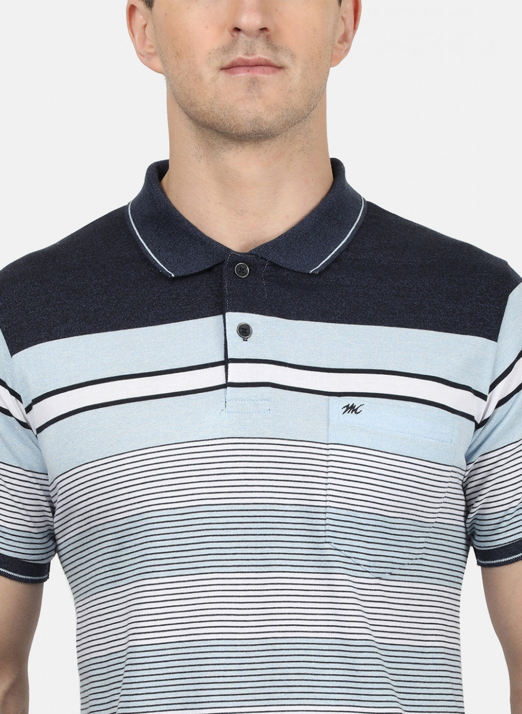 Mens Blue Stripe T-Shirt