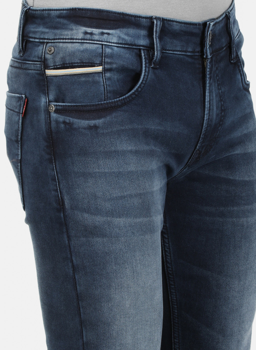 Mens Blue Skinny Denim