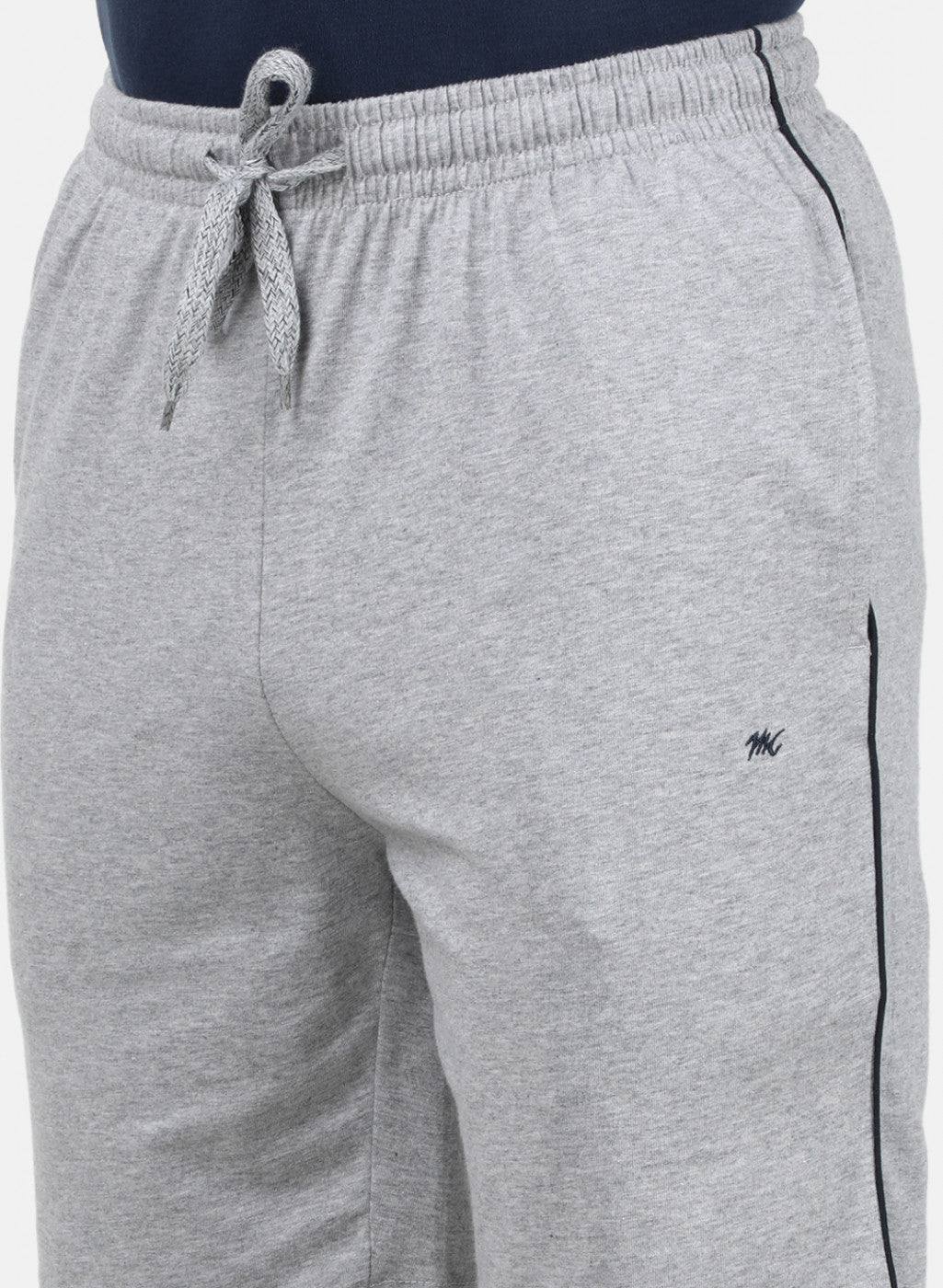 Mens Grey Plain Bermuda