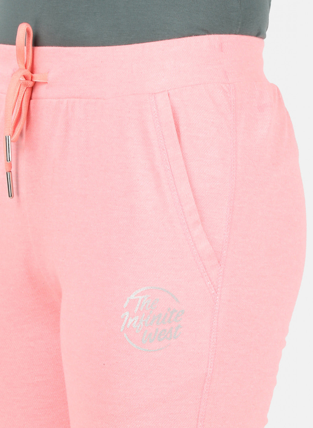 Womens Pink Plain Lower