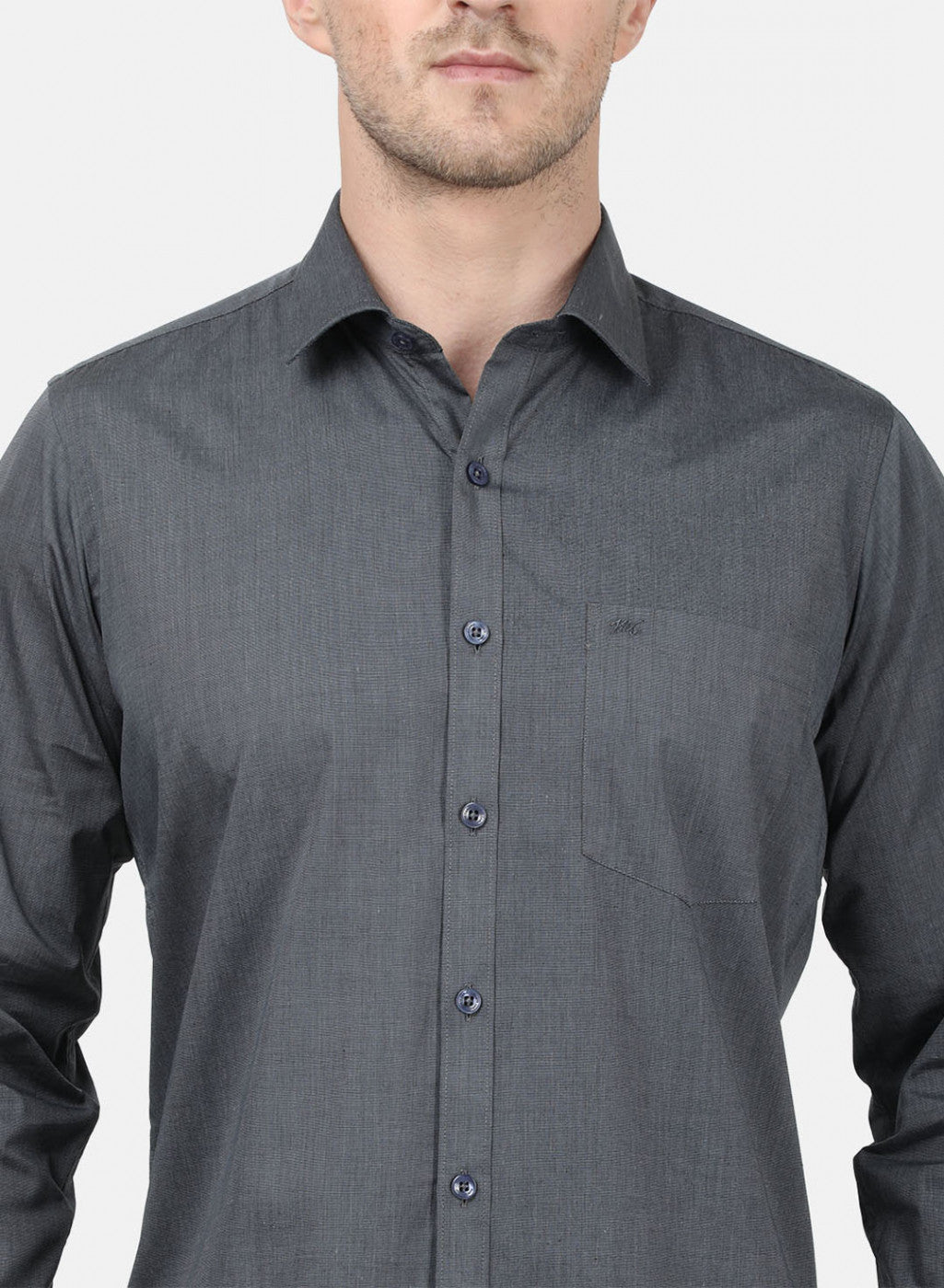 Mens Black Solid Shirts