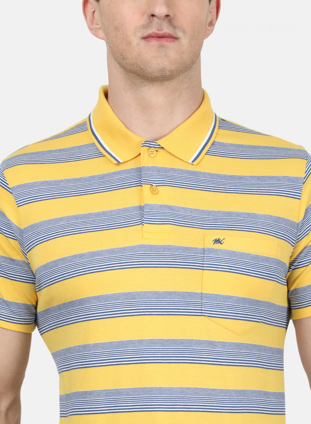 Mens Yellow Stripe T-Shirt