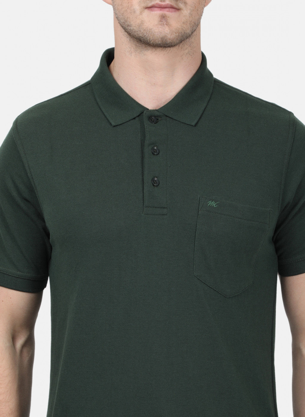 Mens Olive Plain T-Shirts