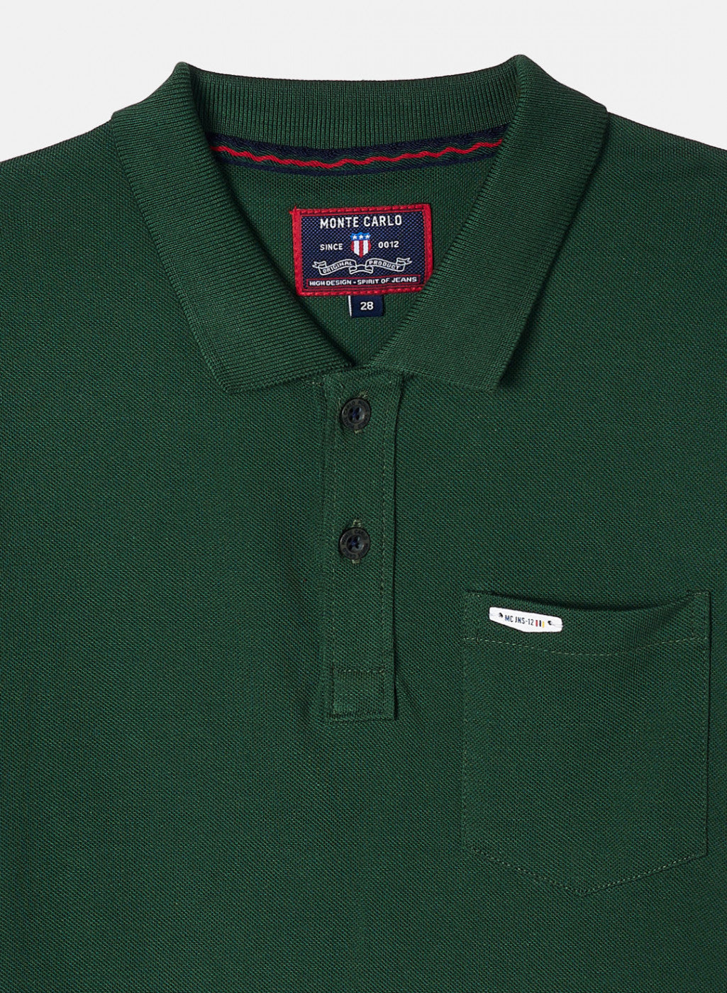 Boys Green Plain T-Shirt