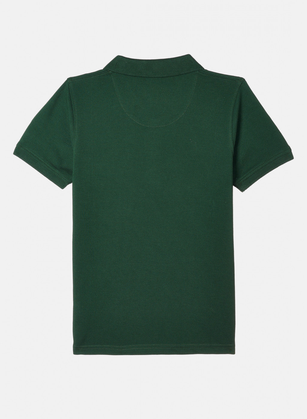 Boys Green Plain T-Shirt